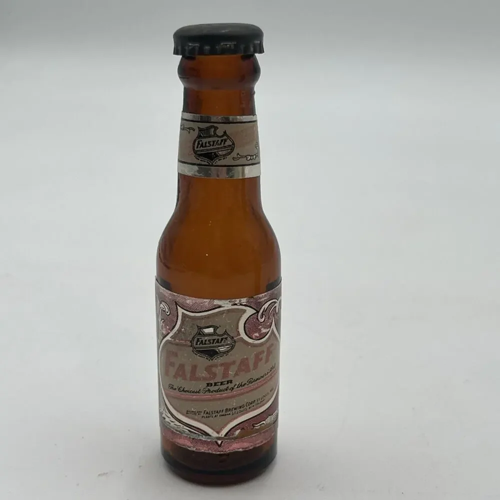 Falstaff Mini Salt & Pepper Shaker Beer Bottles - Miniature 4